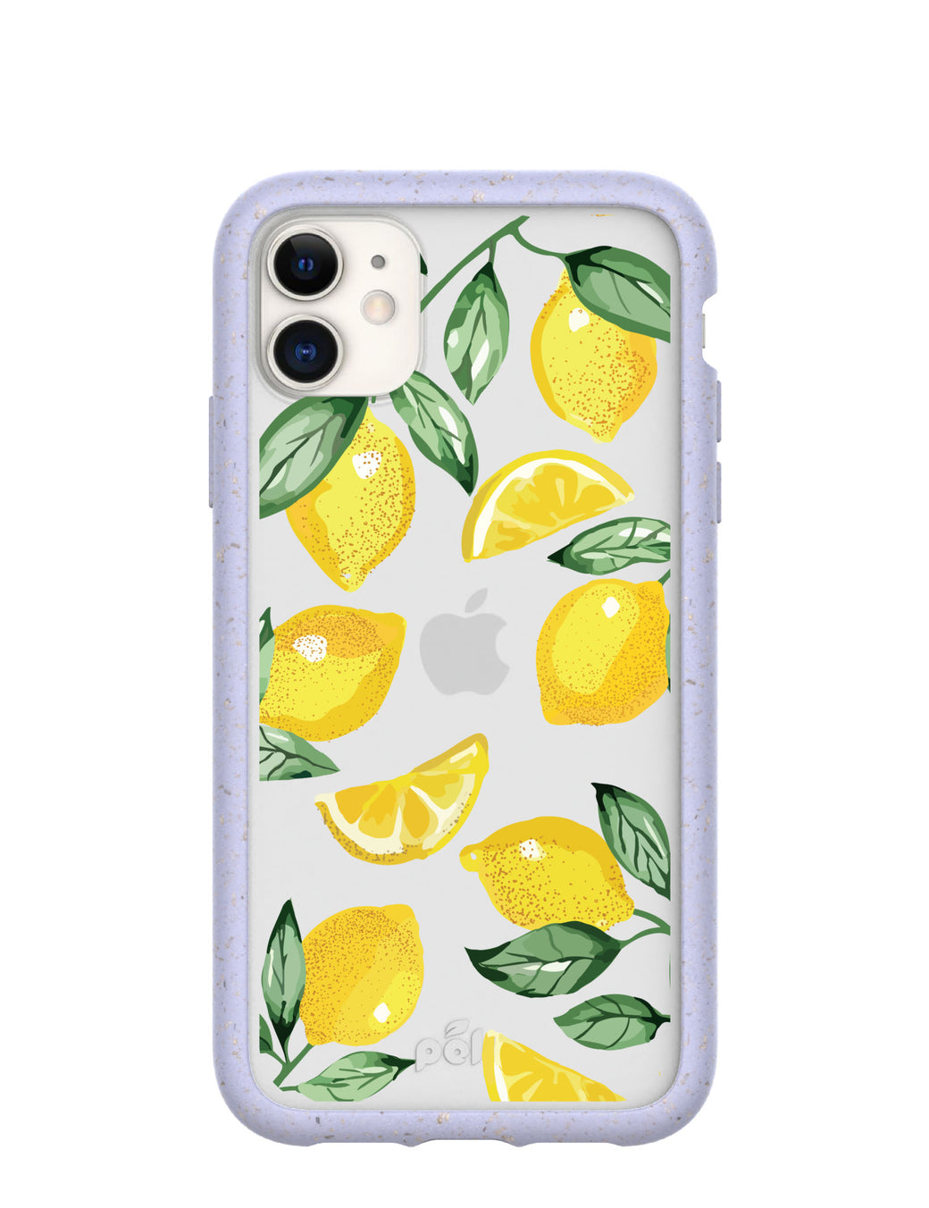 Clear Lemon Fizz iPhone 11 Case With Lavender Ridge