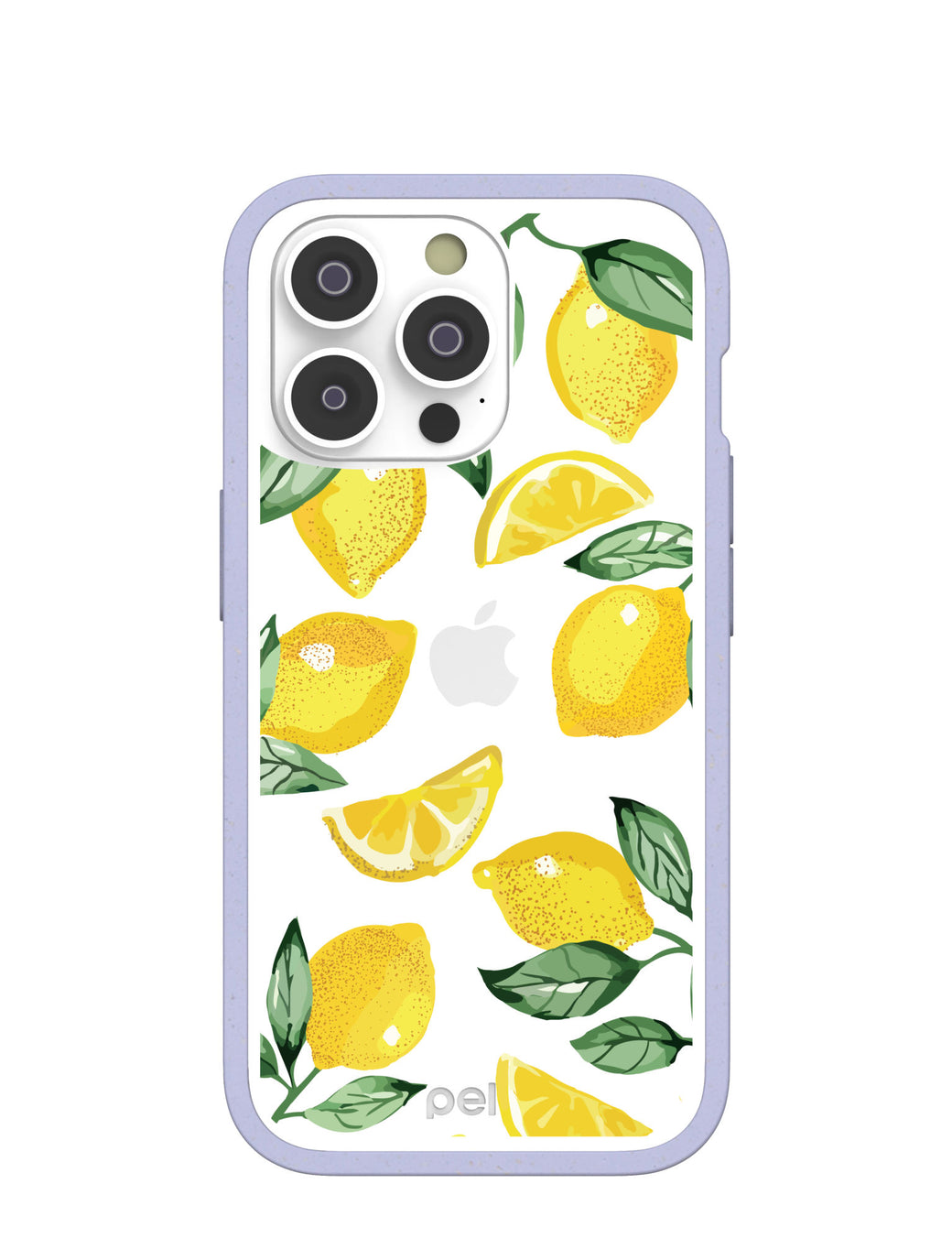 Clear Lemon Fizz iPhone 14 Pro Case With Lavender Ridge