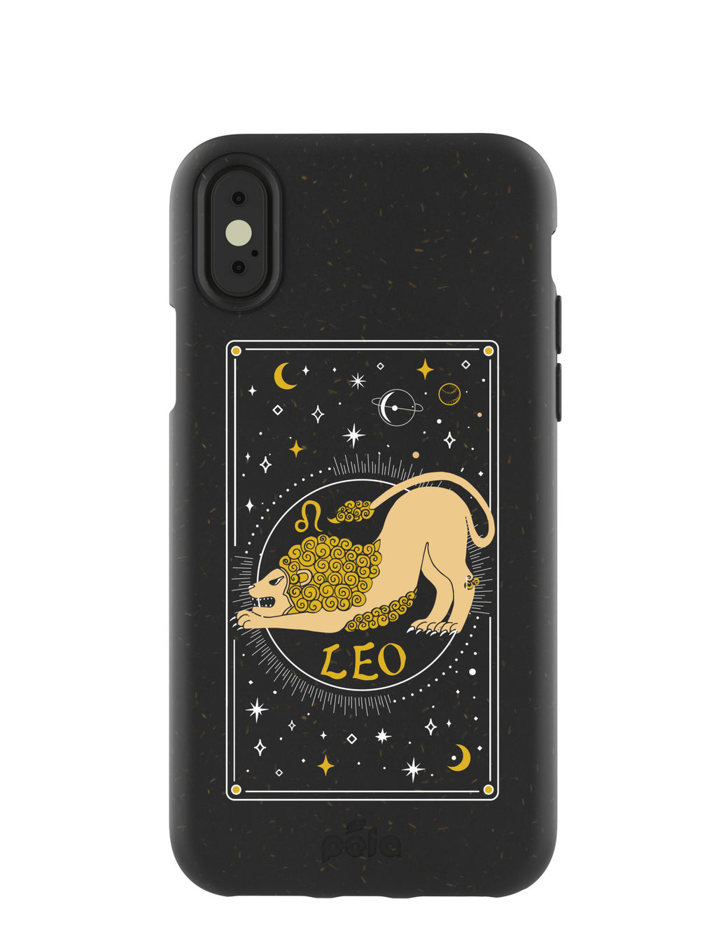 Black Leo iPhone X Case