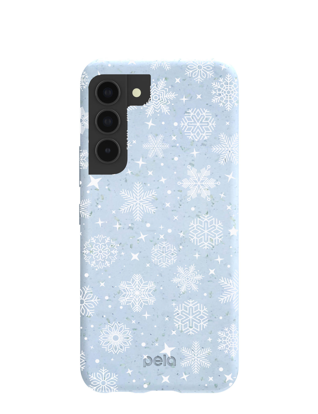 Powder Blue Let it Snow Samsung Galaxy S22 Case
