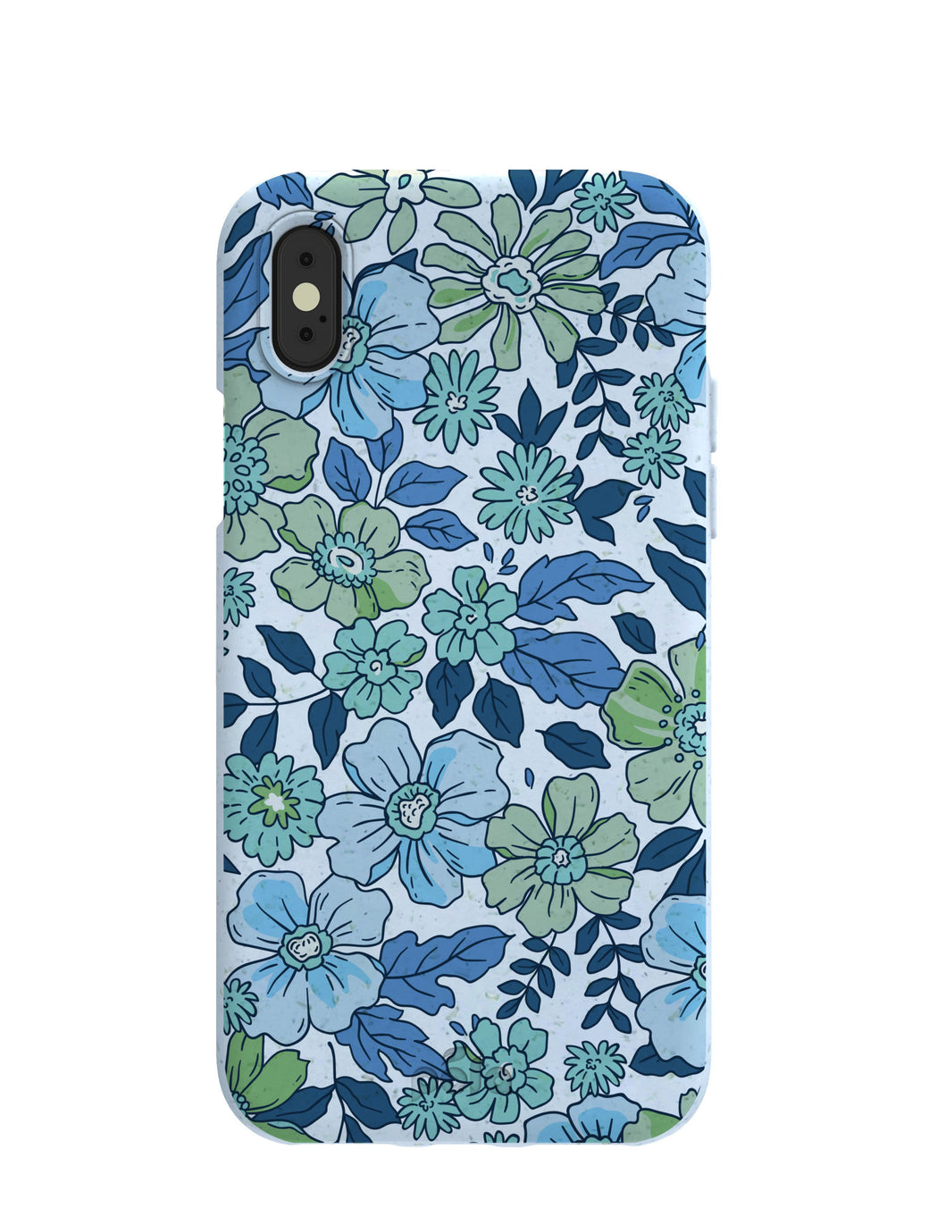 Powder Blue Liberty Florals iPhone X Case