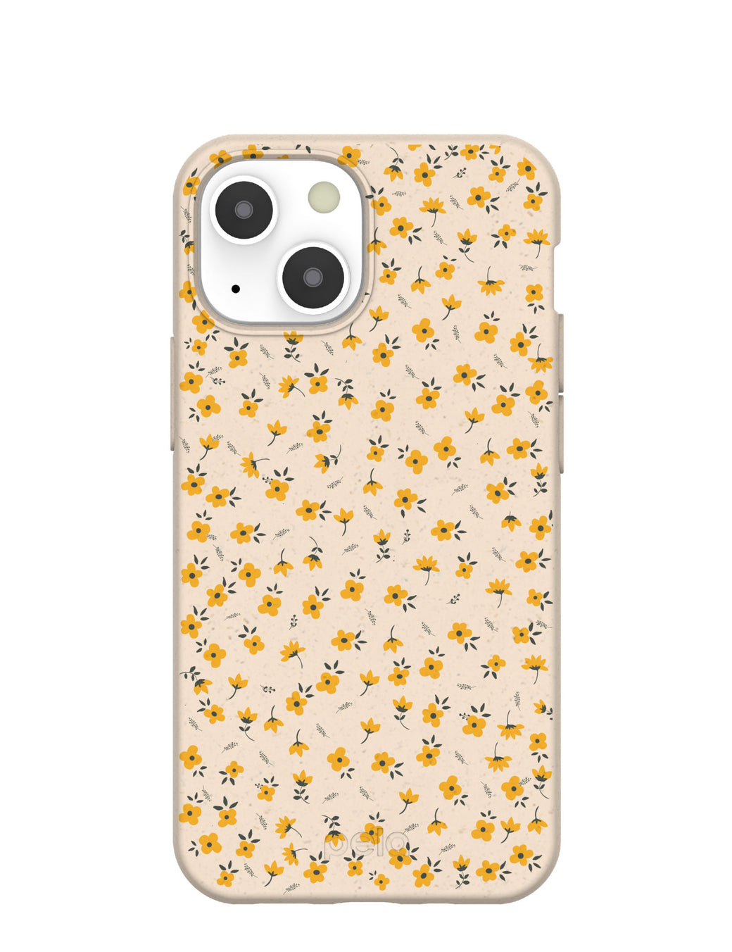 Seashell Little Yellow Flowers iPhone 13 Mini Case