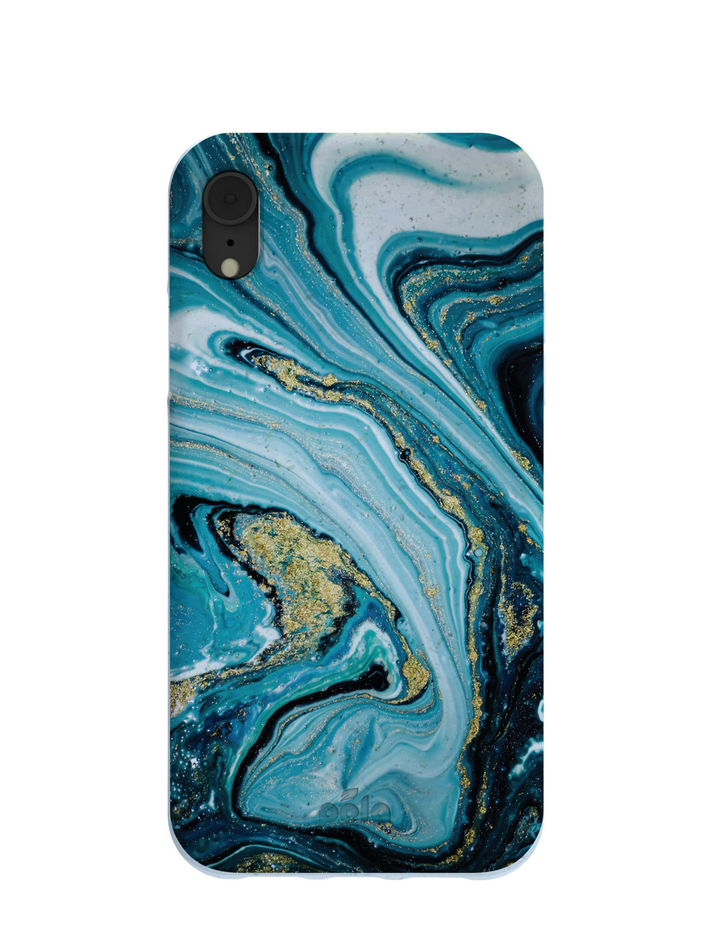Powder Blue Marble iPhone XR Case