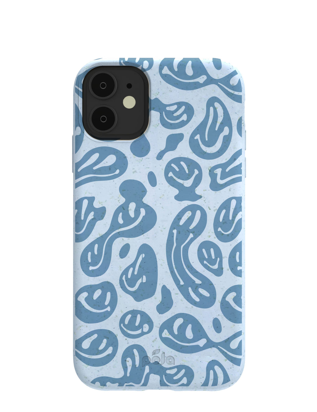 Powder Blue Melting Faces iPhone 11 Case