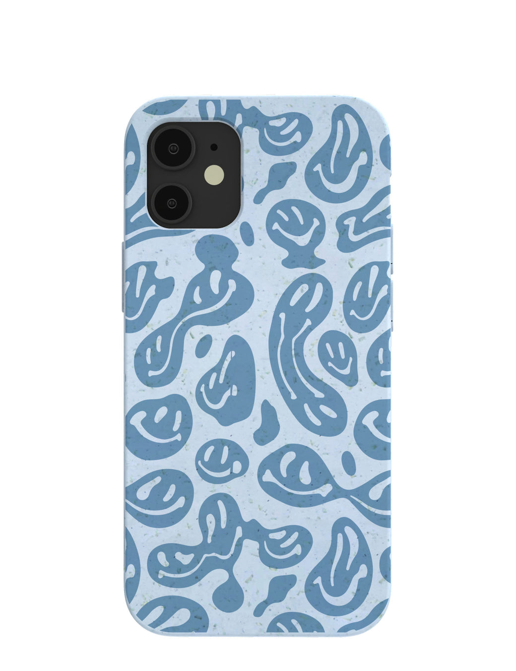 Powder Blue Melting Faces iPhone 12 Mini Case