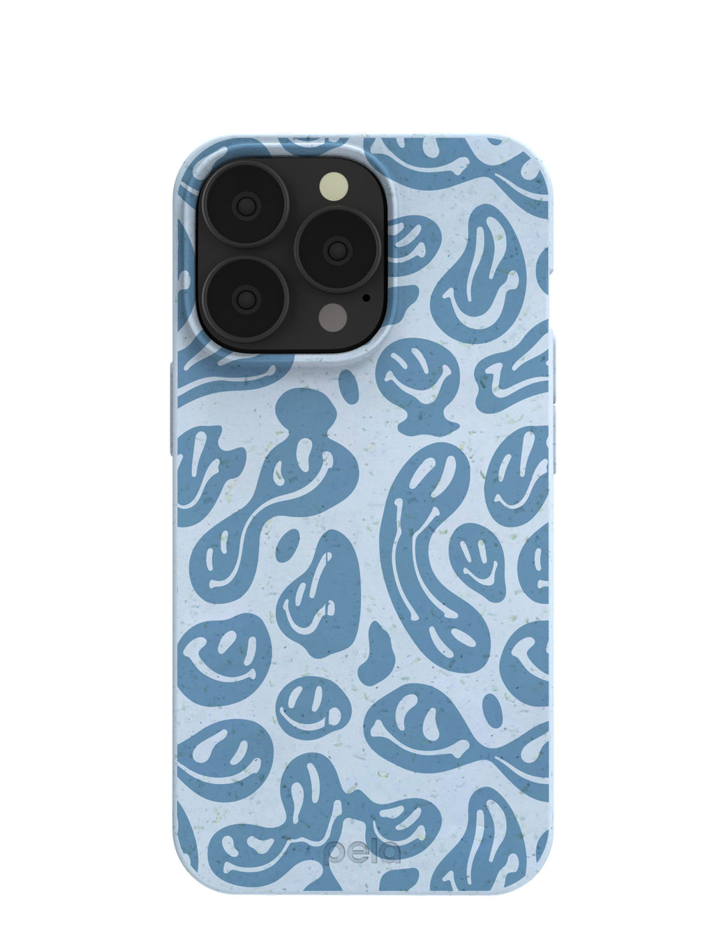 Powder Blue Melting Faces iPhone 13 Pro Case