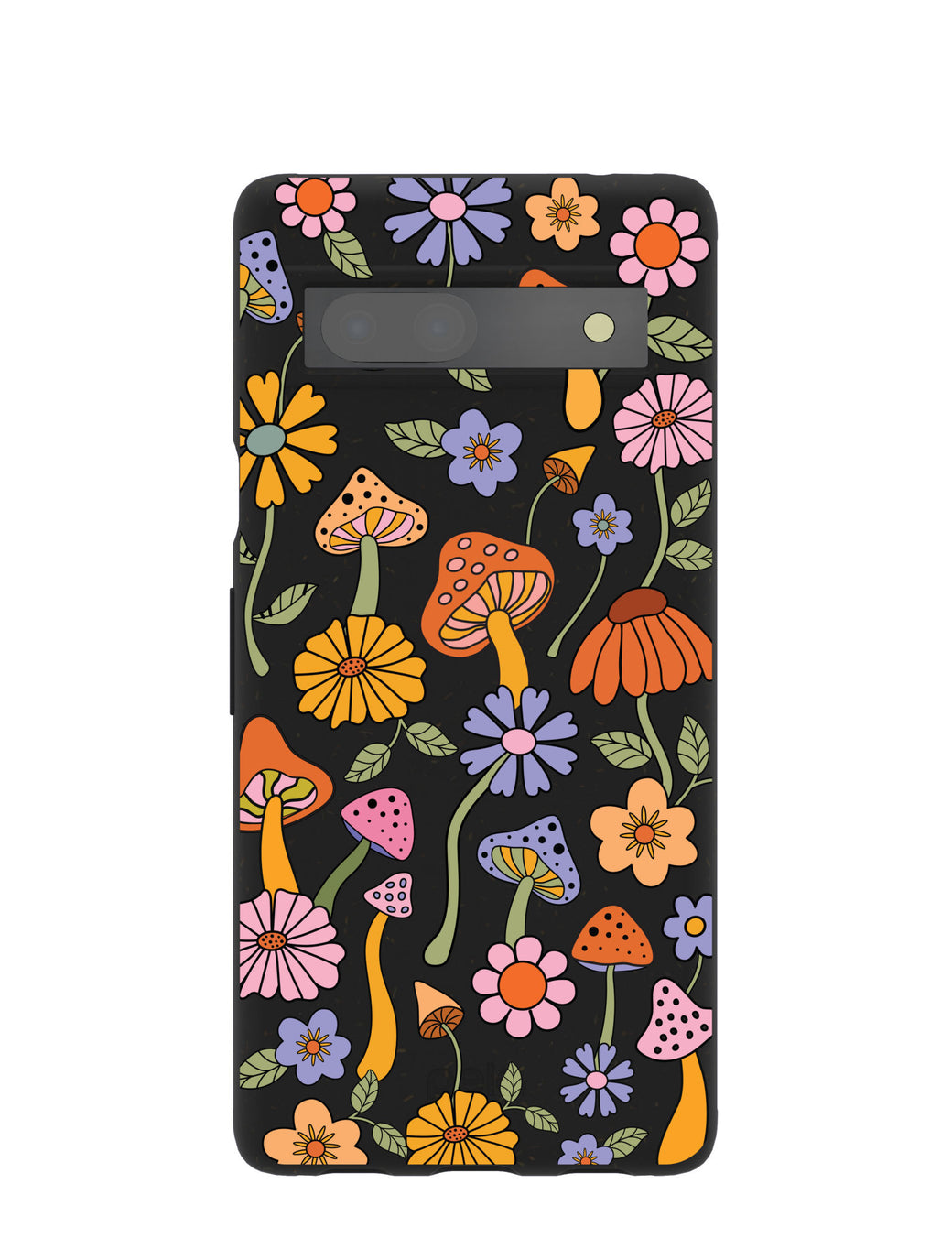 Black Midnight Shrooms Google Pixel 7a Case