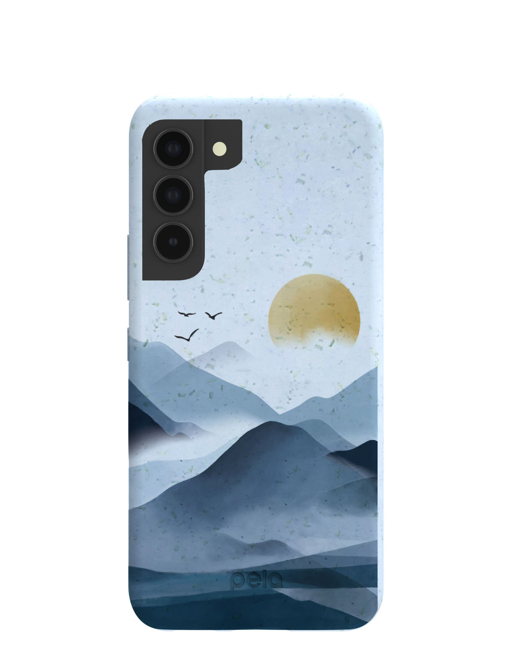 Powder Blue Misty Mountains Samsung Galaxy S22 Case