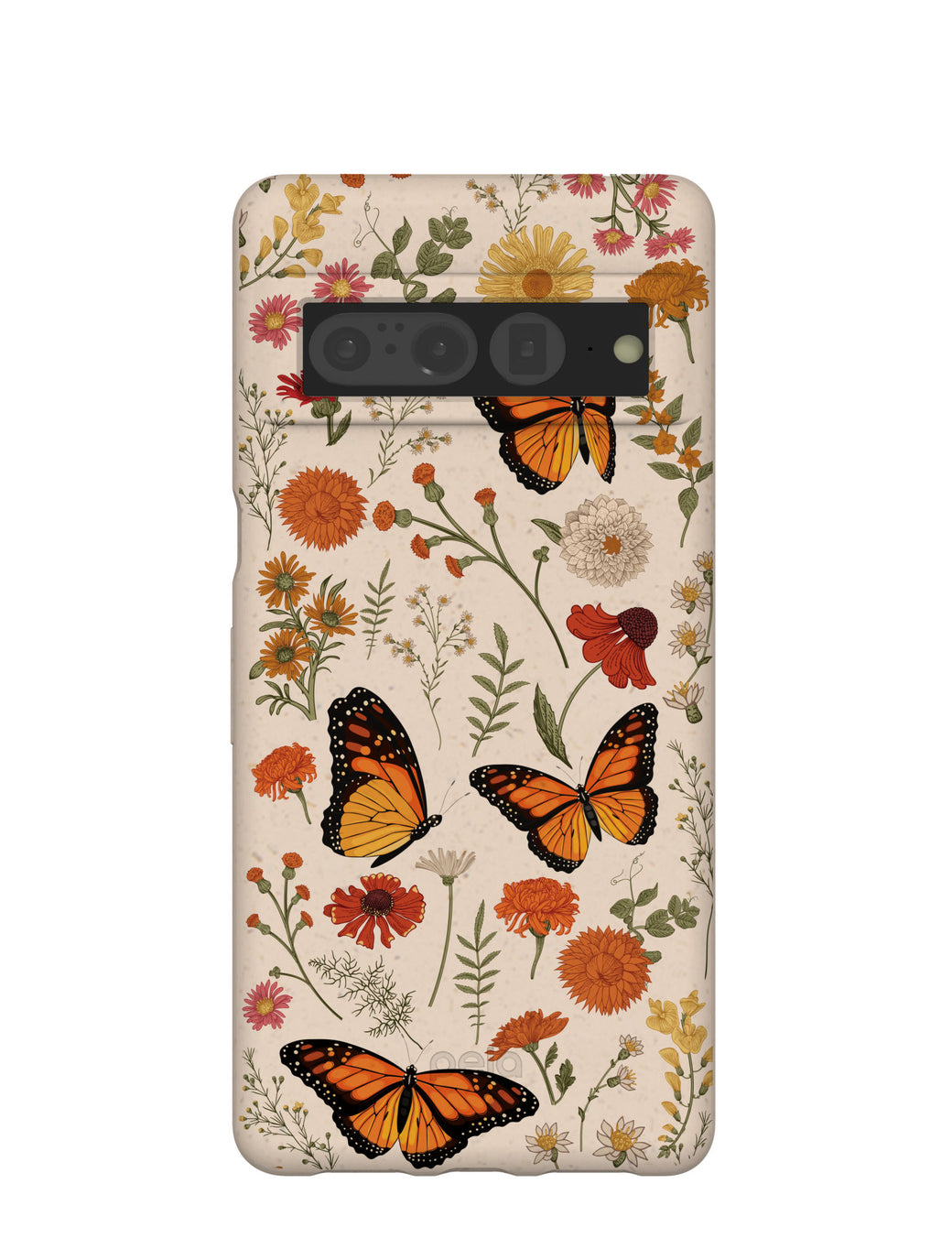 Seashell Monarch Butterfly Google Pixel 7 Pro Case