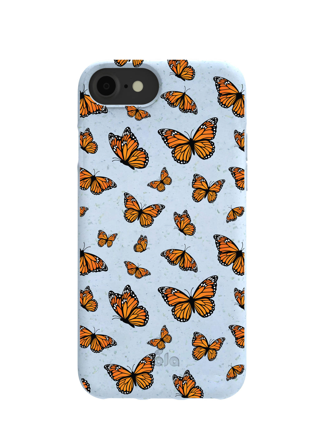 Powder Blue Monarchs in flight iPhone 6/6s/7/8/SE Case