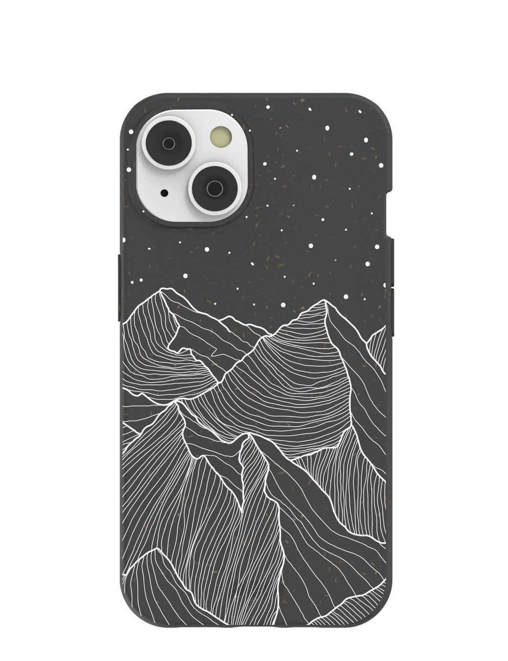 Black Night Panorama iPhone 14 Case with MagSafe Module