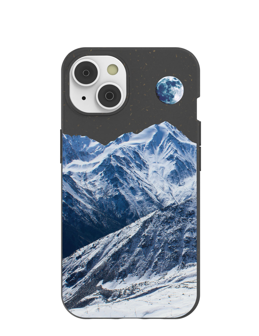 Black Night Slopes iPhone 14 Case with MagSafe Module