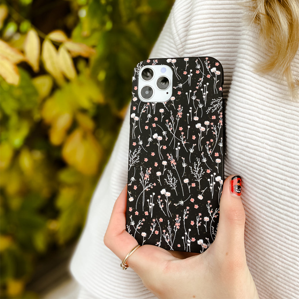 Black Night Garden iPhone 12 Mini Case