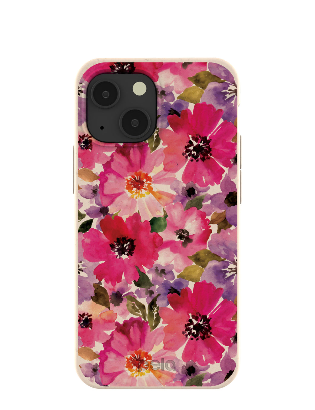 Seashell Painted Petals iPhone 13 Mini Case