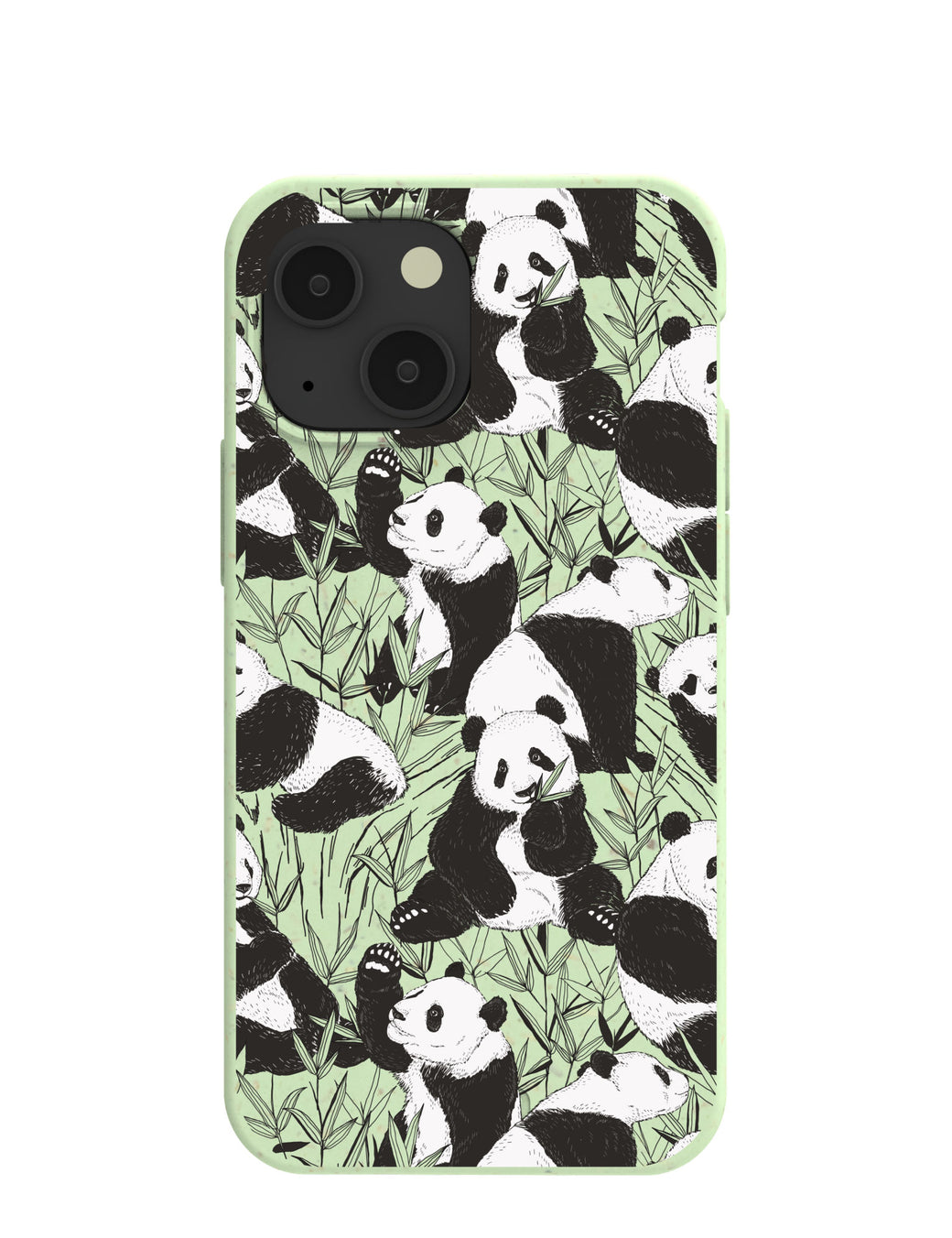 Sage Green Pandamonium iPhone 13 Mini Case