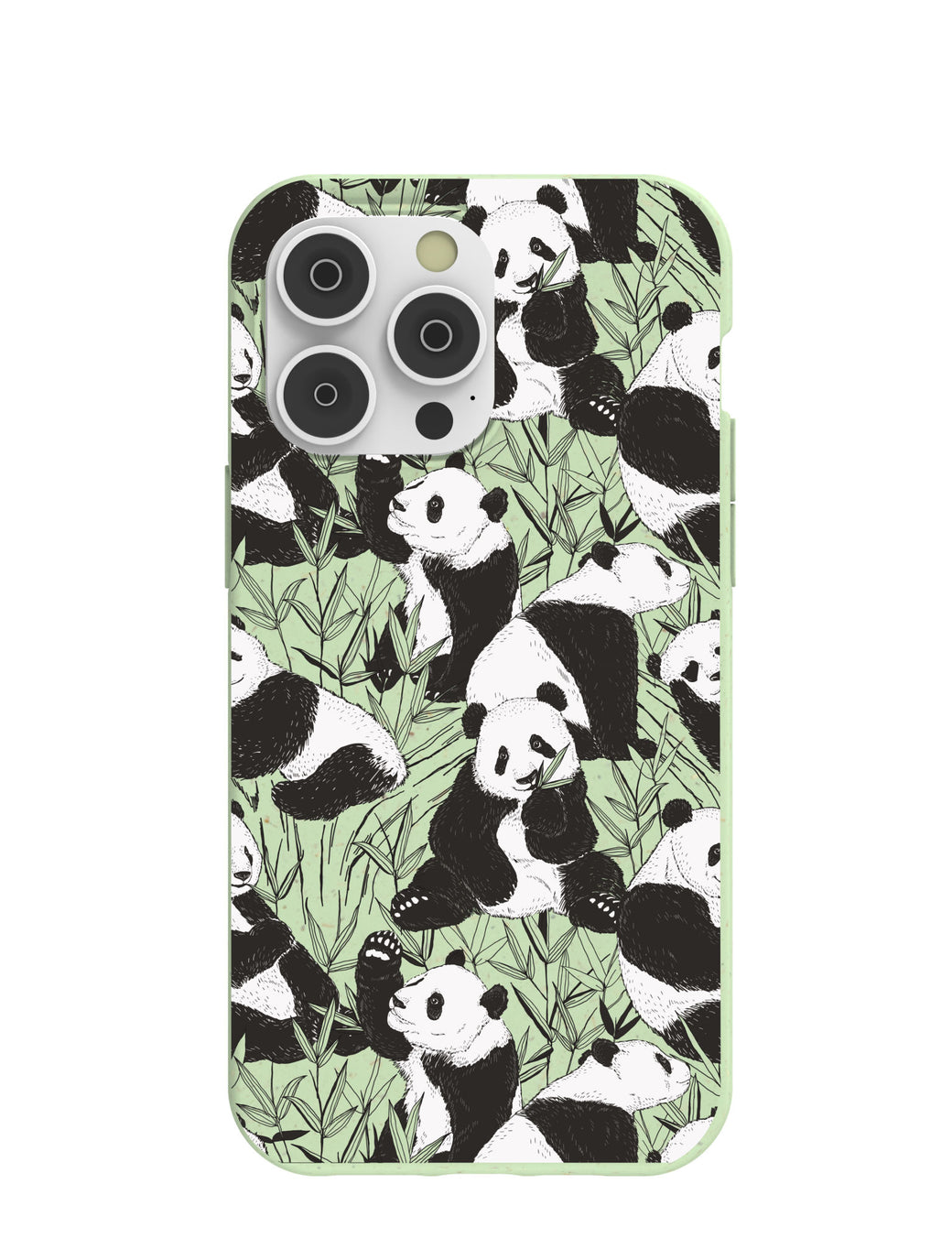 Sage Green Pandamonium iPhone 14 Pro Max Case with MagSafe Module