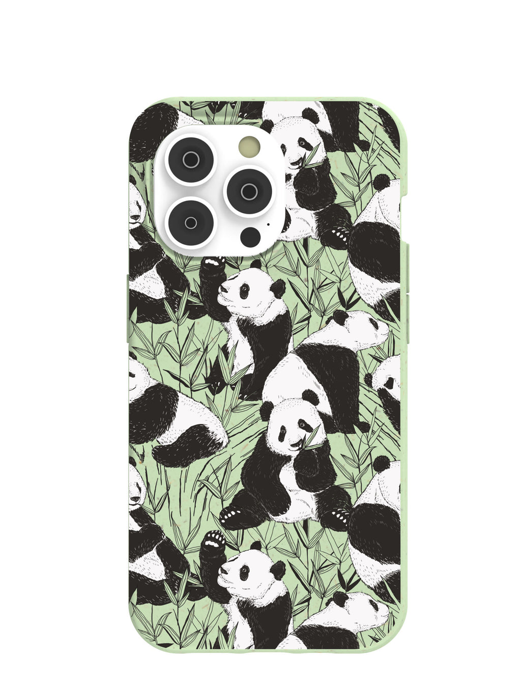 Sage Green Pandamonium iPhone 14 Pro Case with MagSafe Module
