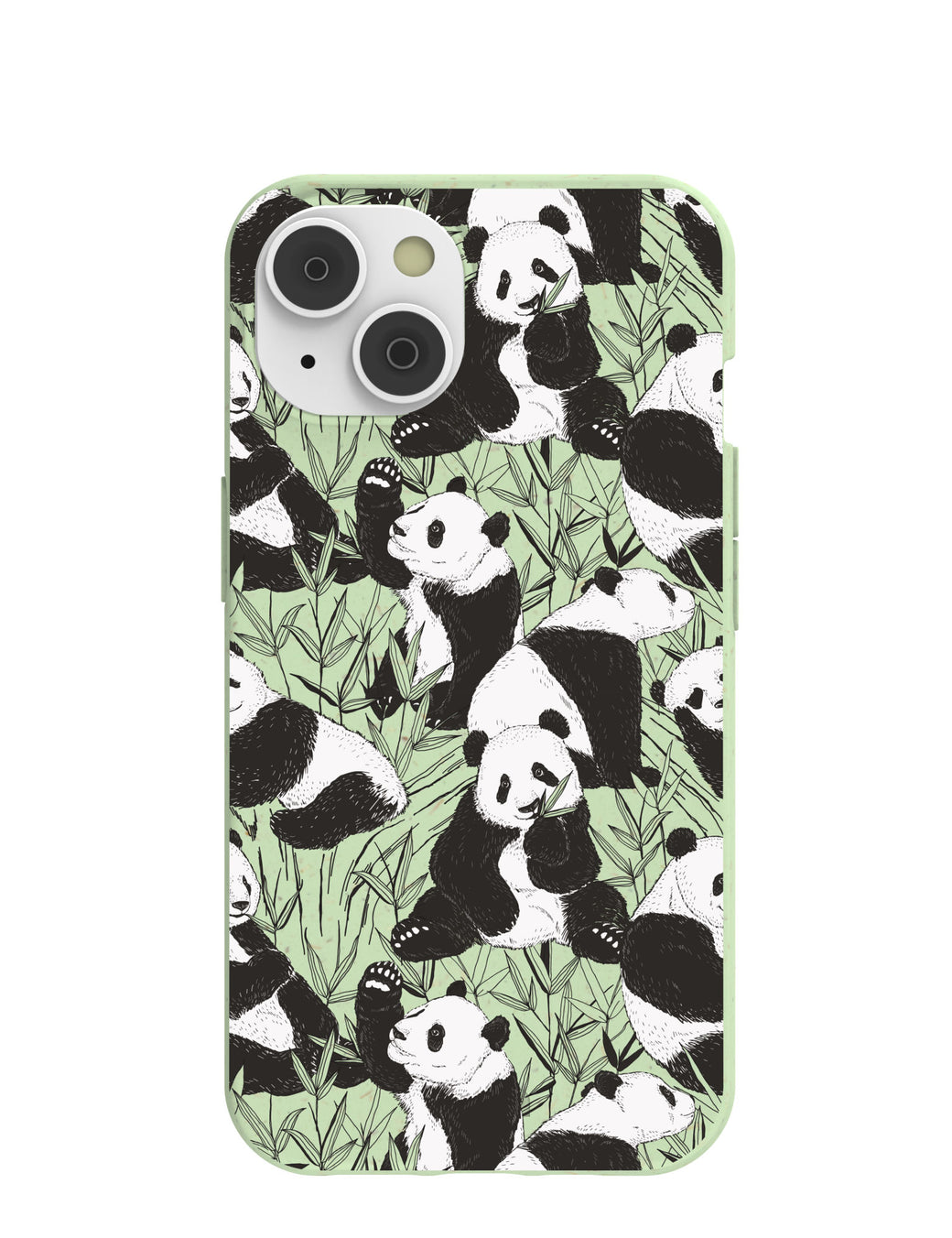 Sage Green Pandamonium iPhone 14 Case with MagSafe Module