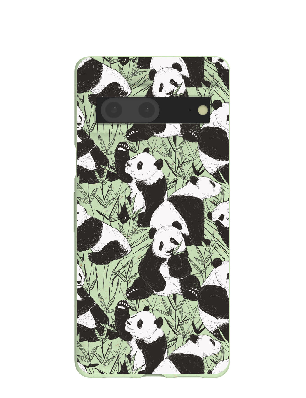 Sage Green Pandamonium Google Pixel 7 Case
