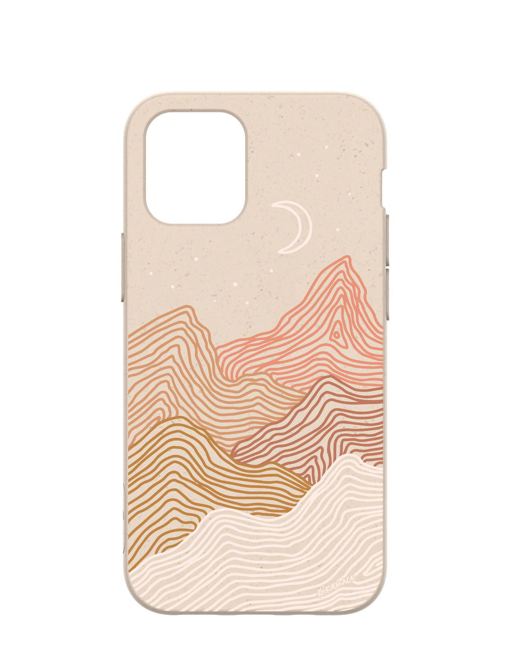 Seashell Pink Peaks iPhone 12 Mini Case