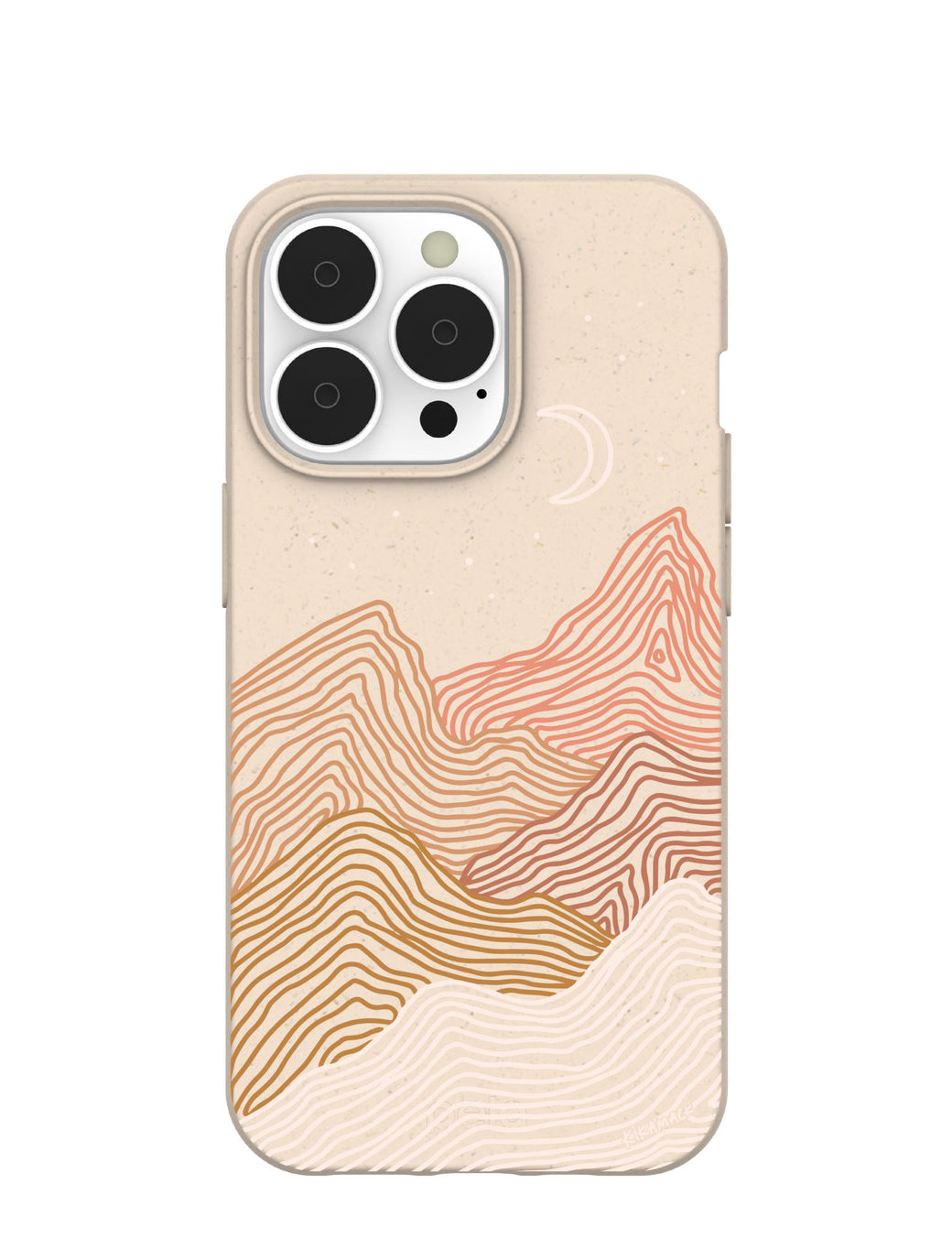 Seashell Pink Peaks iPhone 13 Pro Case