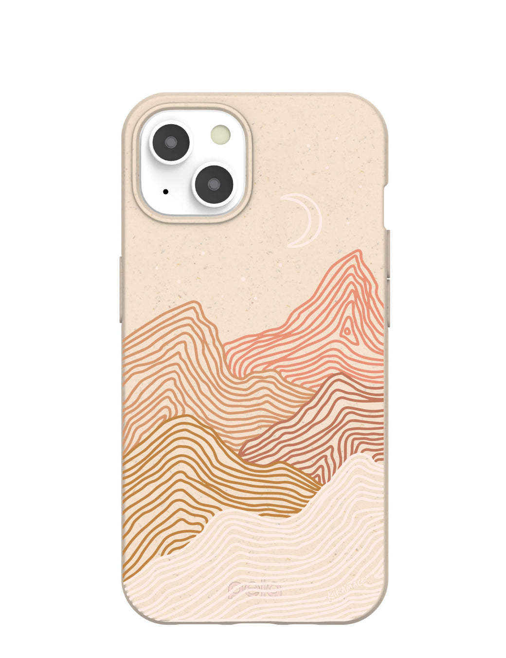 Seashell Pink Peaks iPhone 13 Case