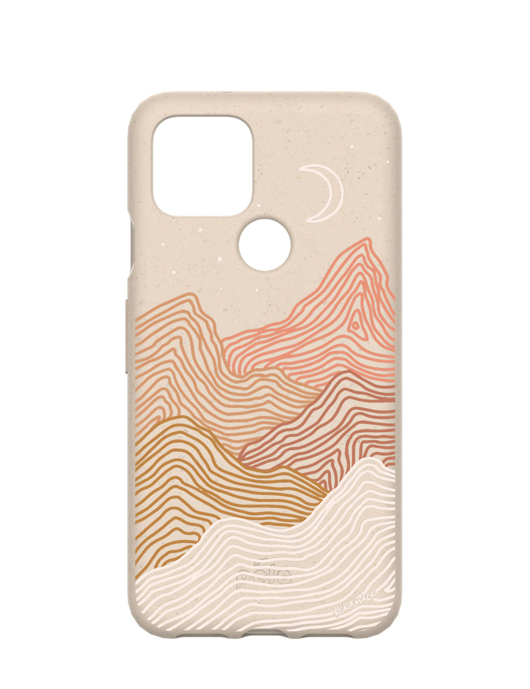 Seashell Pink Peaks Google Pixel 5 Case