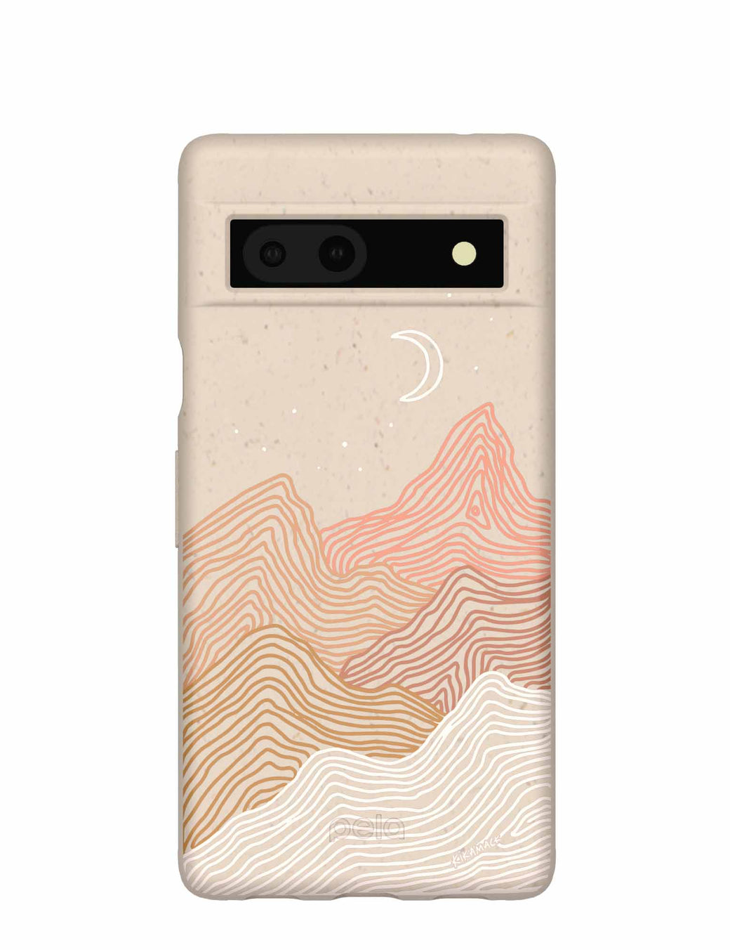 Seashell Pink Peaks Google Pixel 7a Case