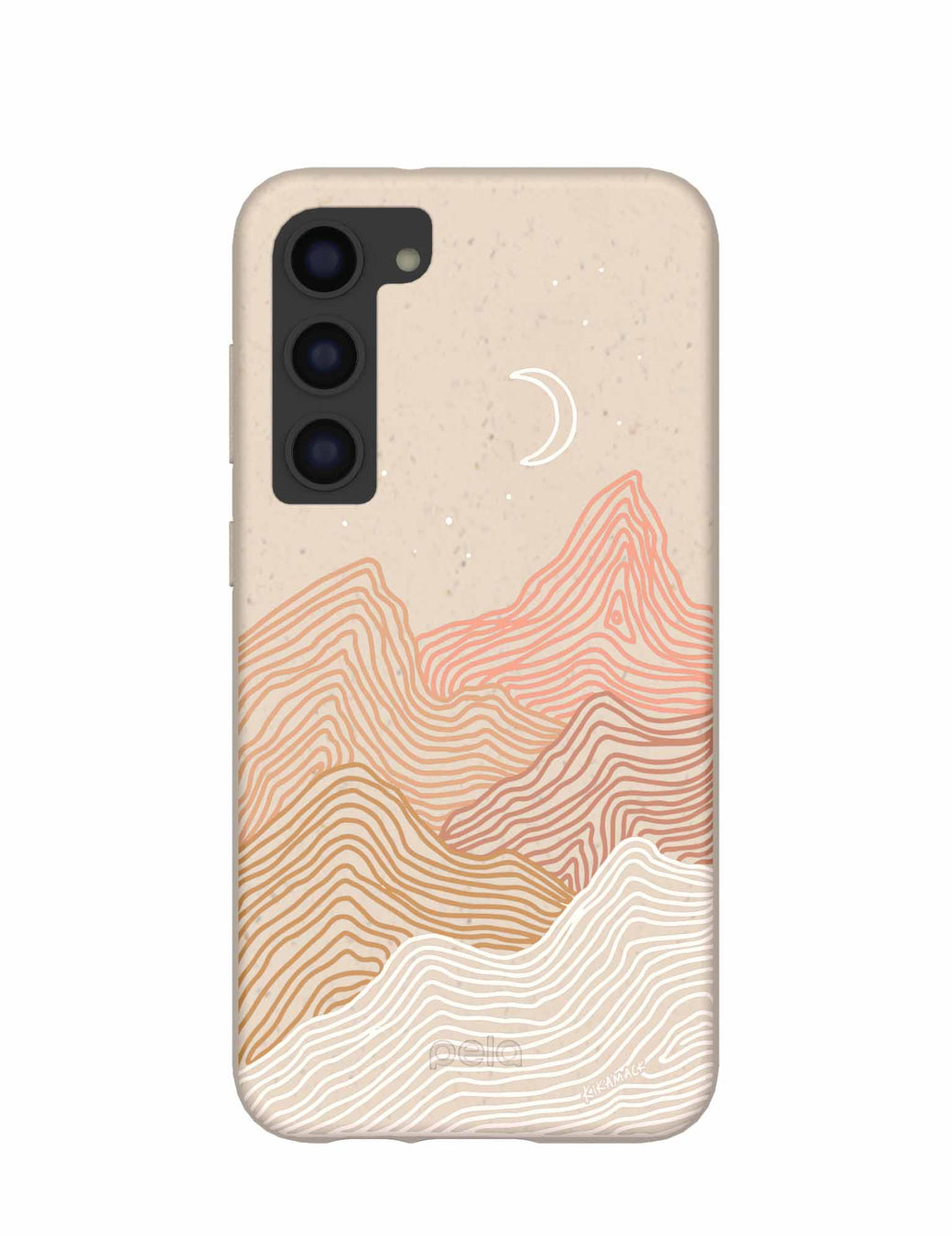 Seashell Pink Peaks Samsung Galaxy S23+(Plus) Case