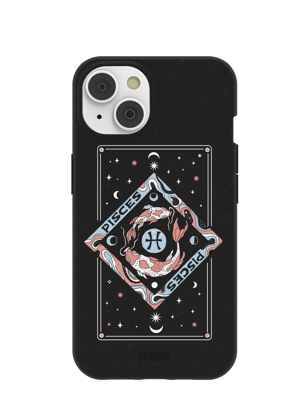Black Pisces iPhone 14 Case with MagSafe Module