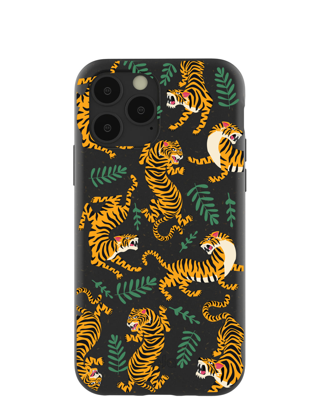 Black Playful Tigers iPhone 11 Pro Case