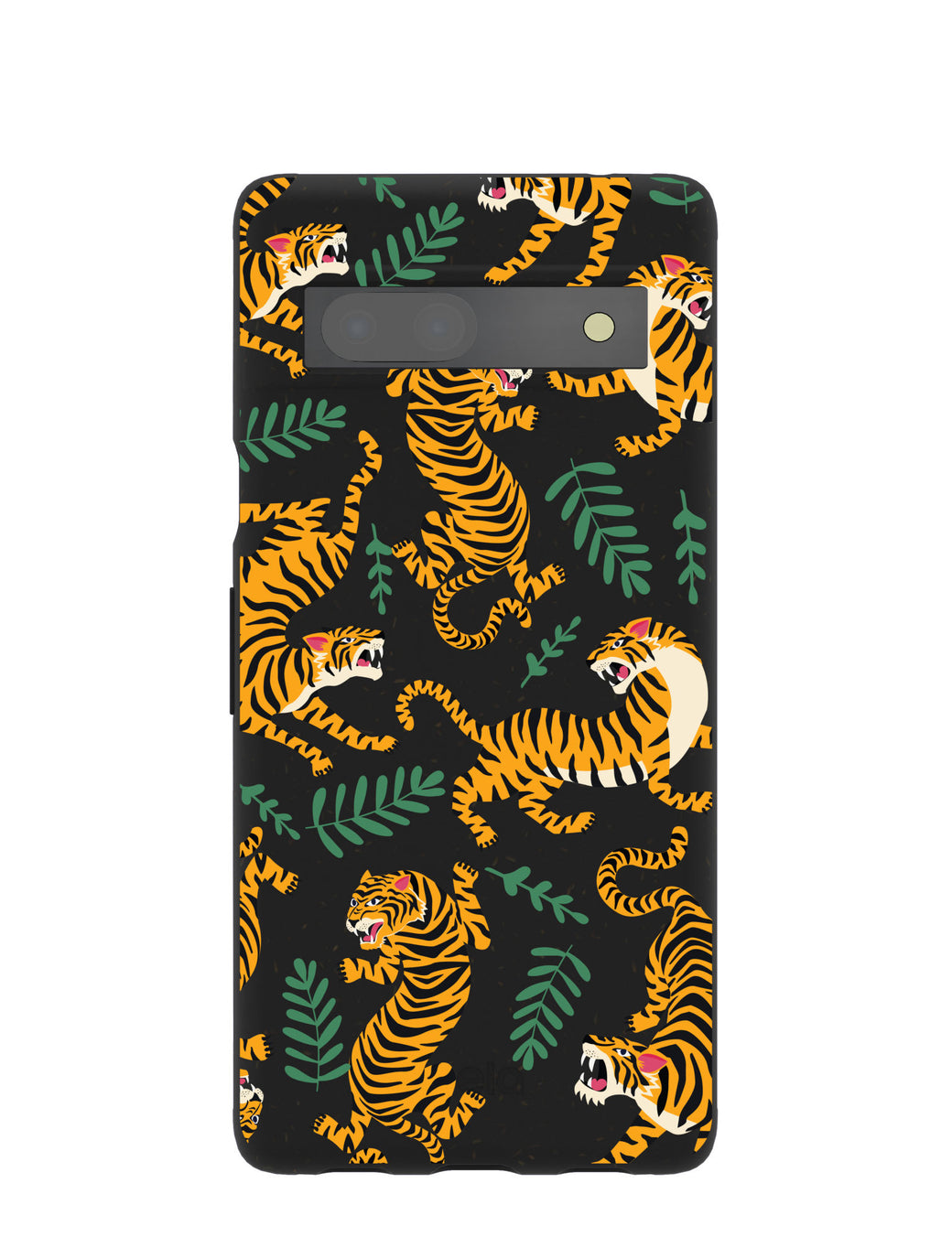 Black Playful Tigers Google Pixel 7a Case