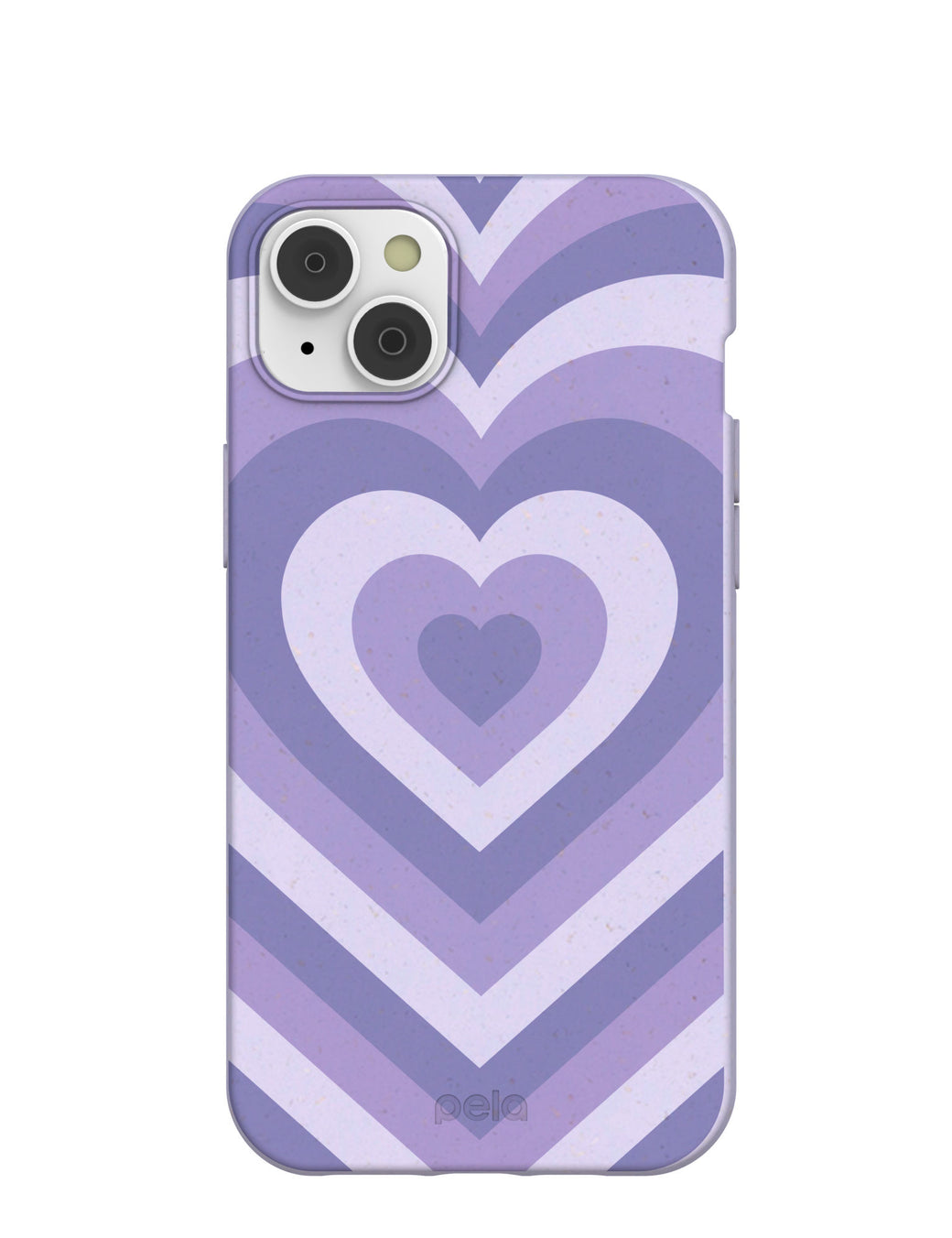 Lavender Power Hearts iPhone 14 Plus Case with MagSafe Module