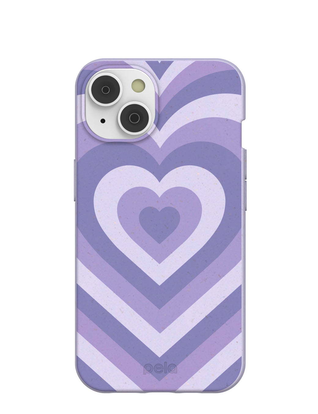 Lavender Power Hearts iPhone 14 Case with MagSafe Module