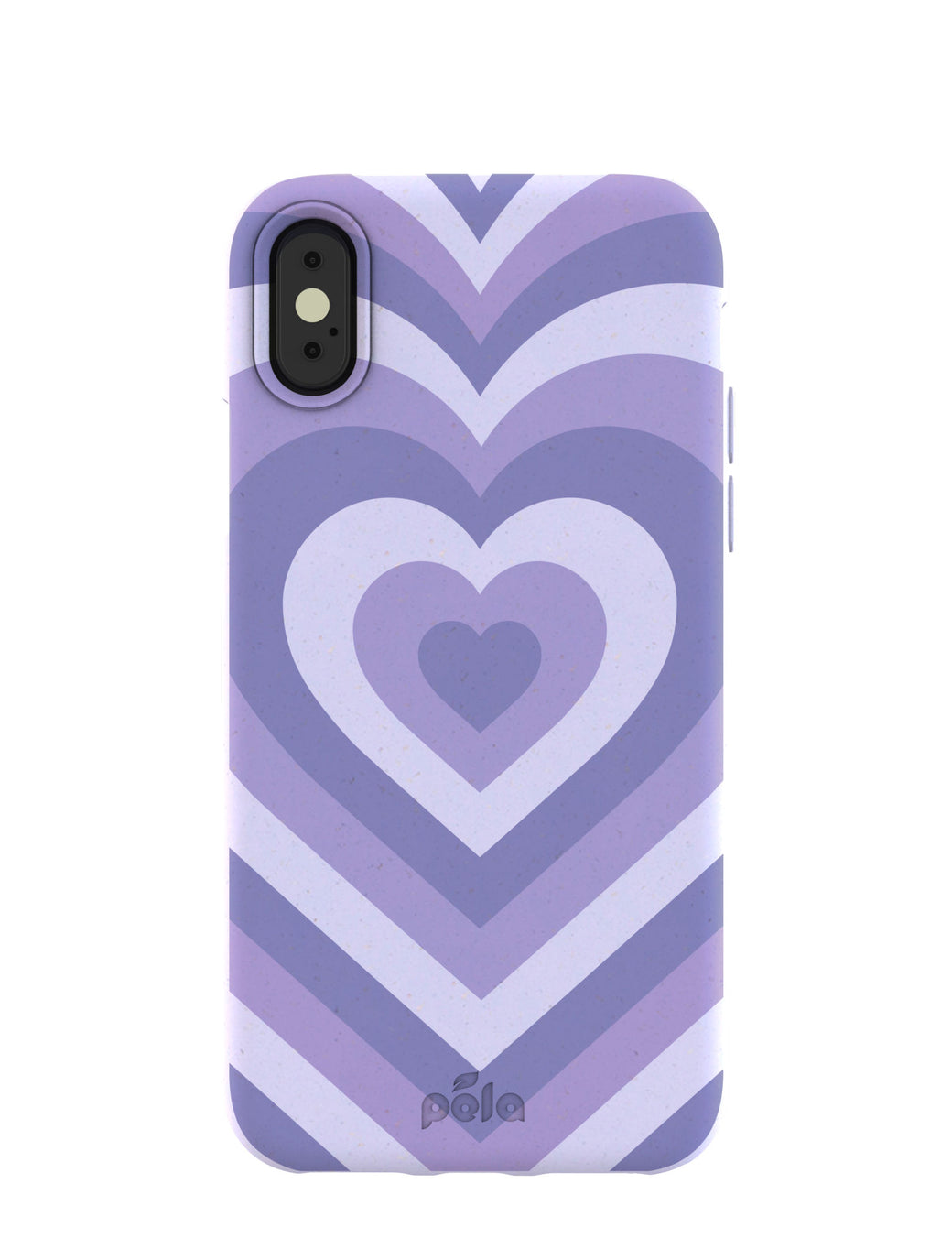 Lavender Power Hearts iPhone X Case