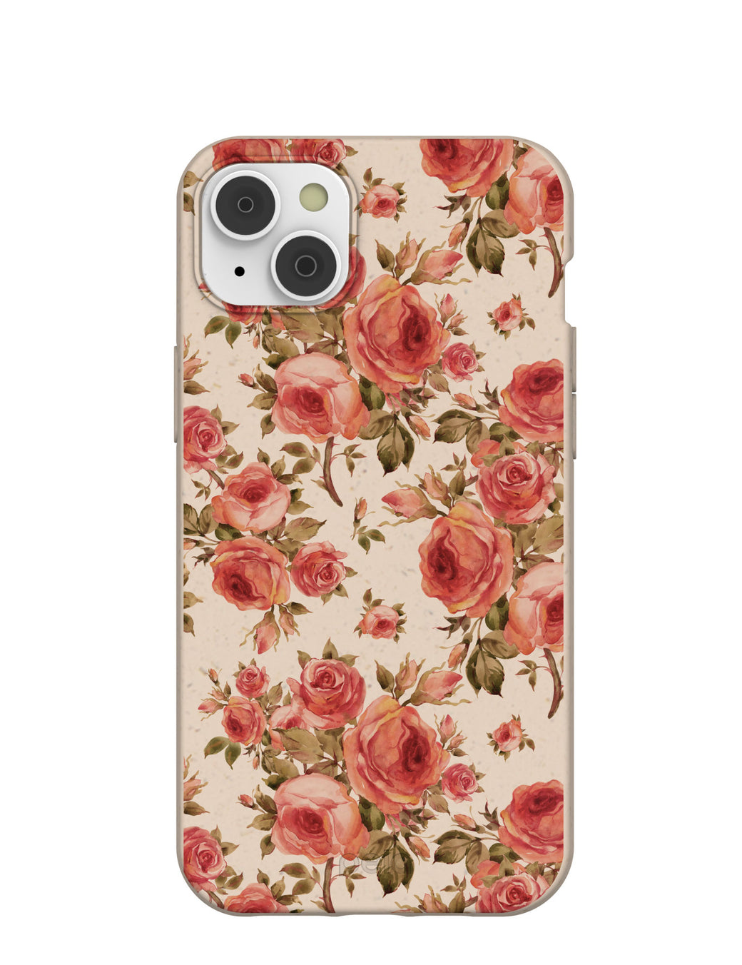 Seashell Rose Garden iPhone 14 Plus Case with MagSafe Module