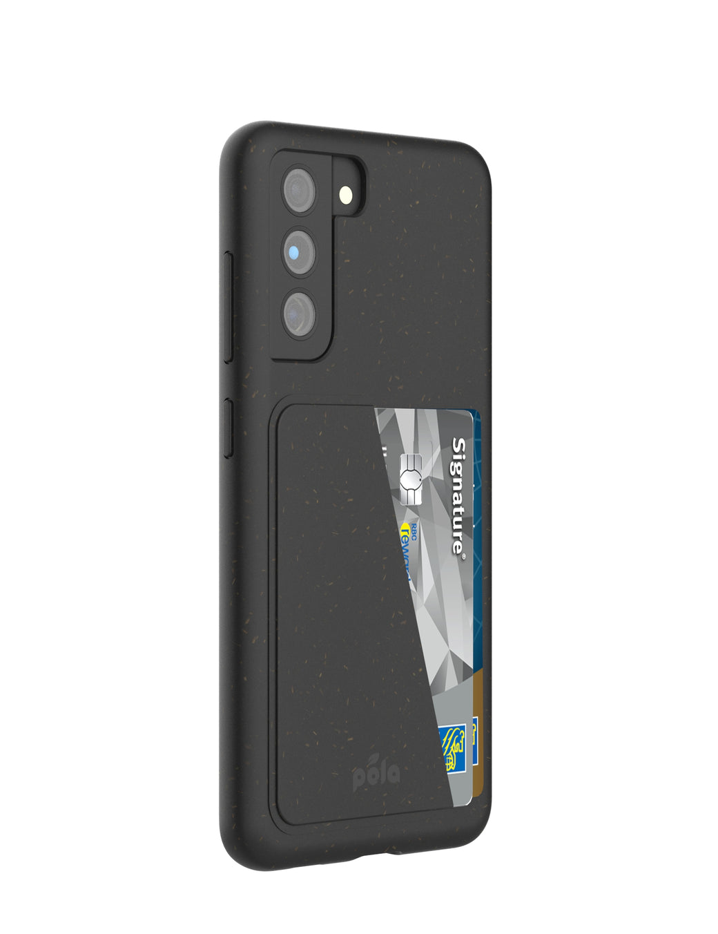 Black Samsung S21FE Wallet Case