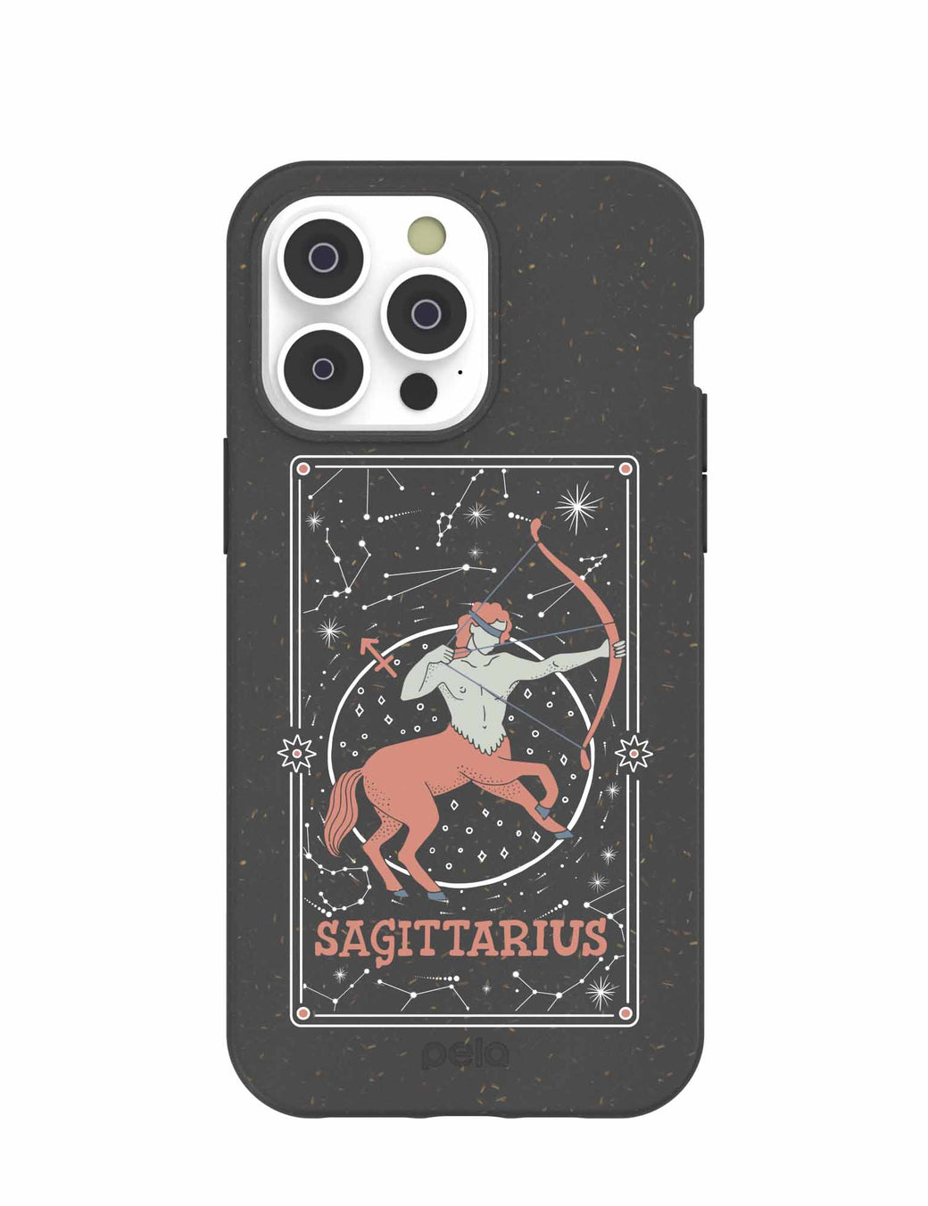 Black Sagittarius iPhone 14 Pro Max Case with MagSafe Module