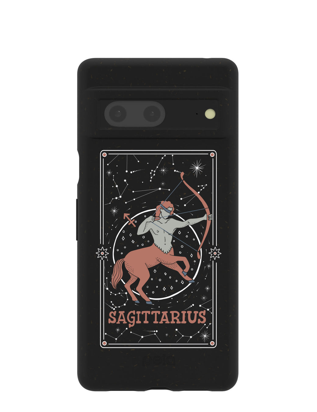 Black Sagittarius Google Pixel 7 Case