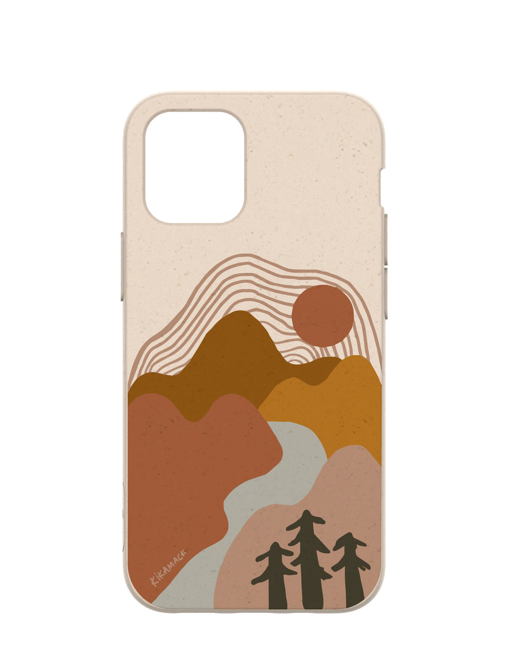 Seashell Salmon River iPhone 12 Mini Case