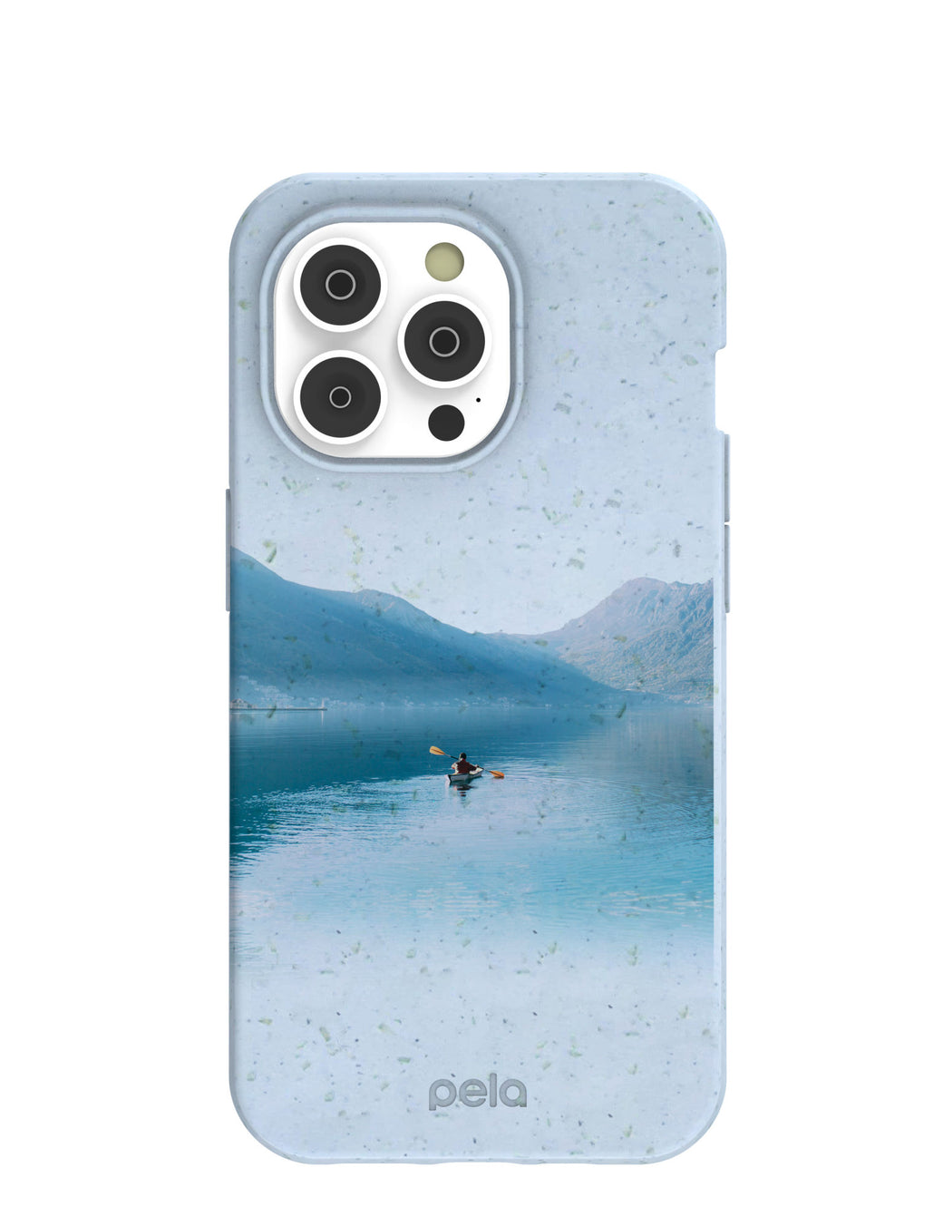 Powder Blue Serene iPhone 14 Pro Case with MagSafe Module