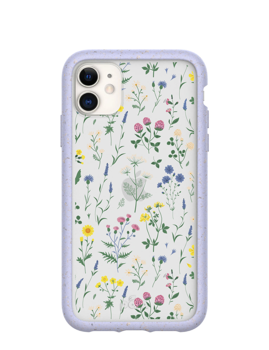 Clear Shadow Blooms iPhone 11 Case With Lavender Ridge