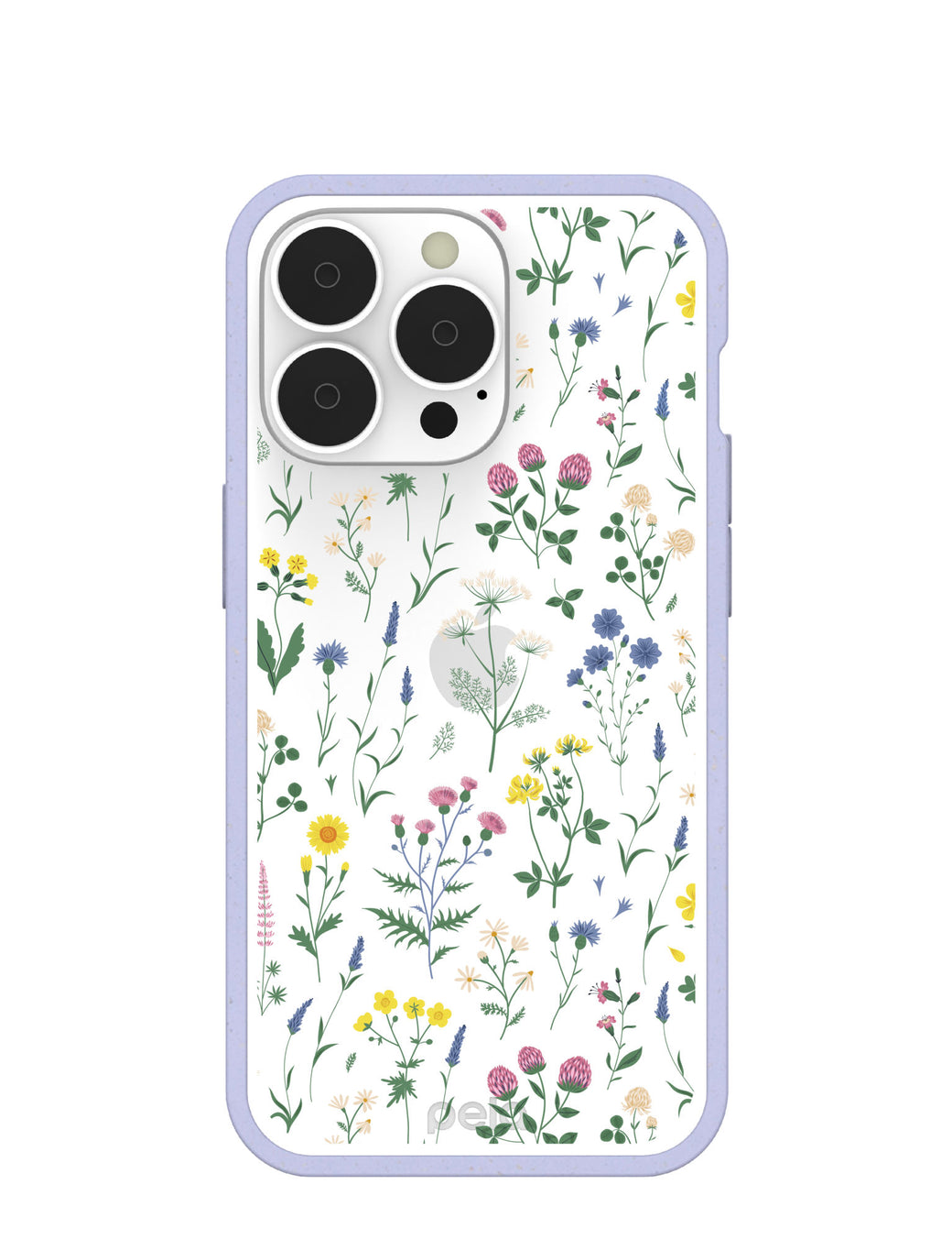 Clear Shadow Blooms iPhone 13 Pro Case With Lavender Ridge