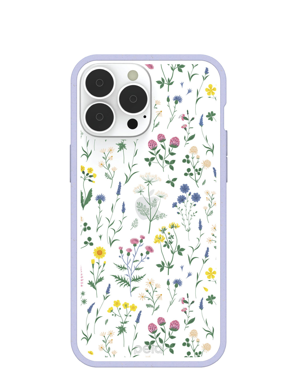 Clear Shadow Blooms iPhone 13 Pro Max Case With Lavender Ridge