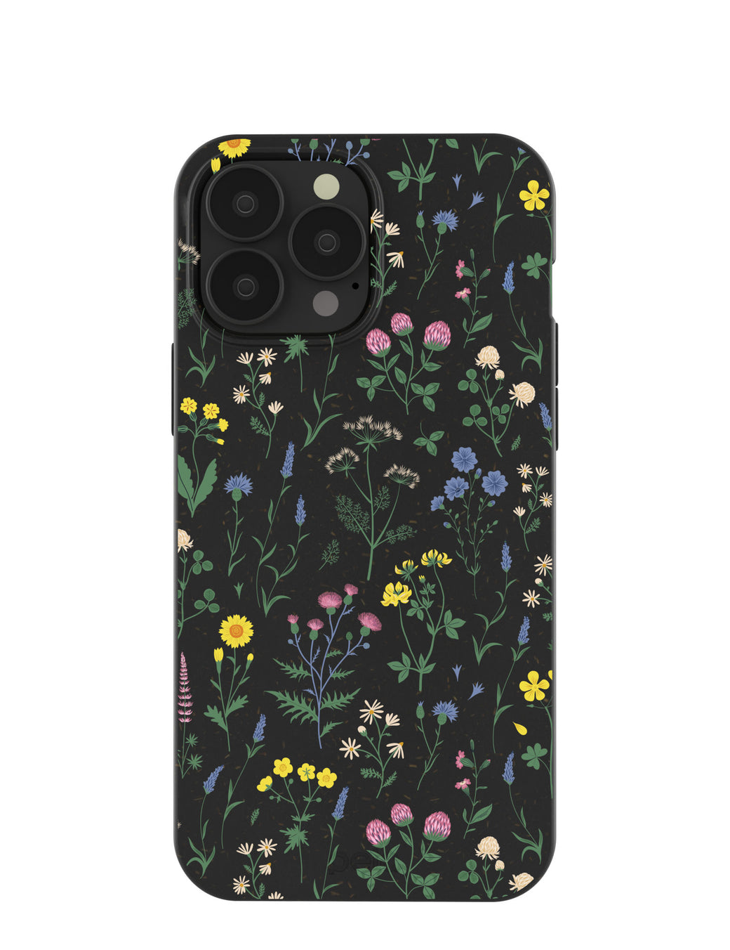 Black Shadow Blooms iPhone 13 Pro Max Case