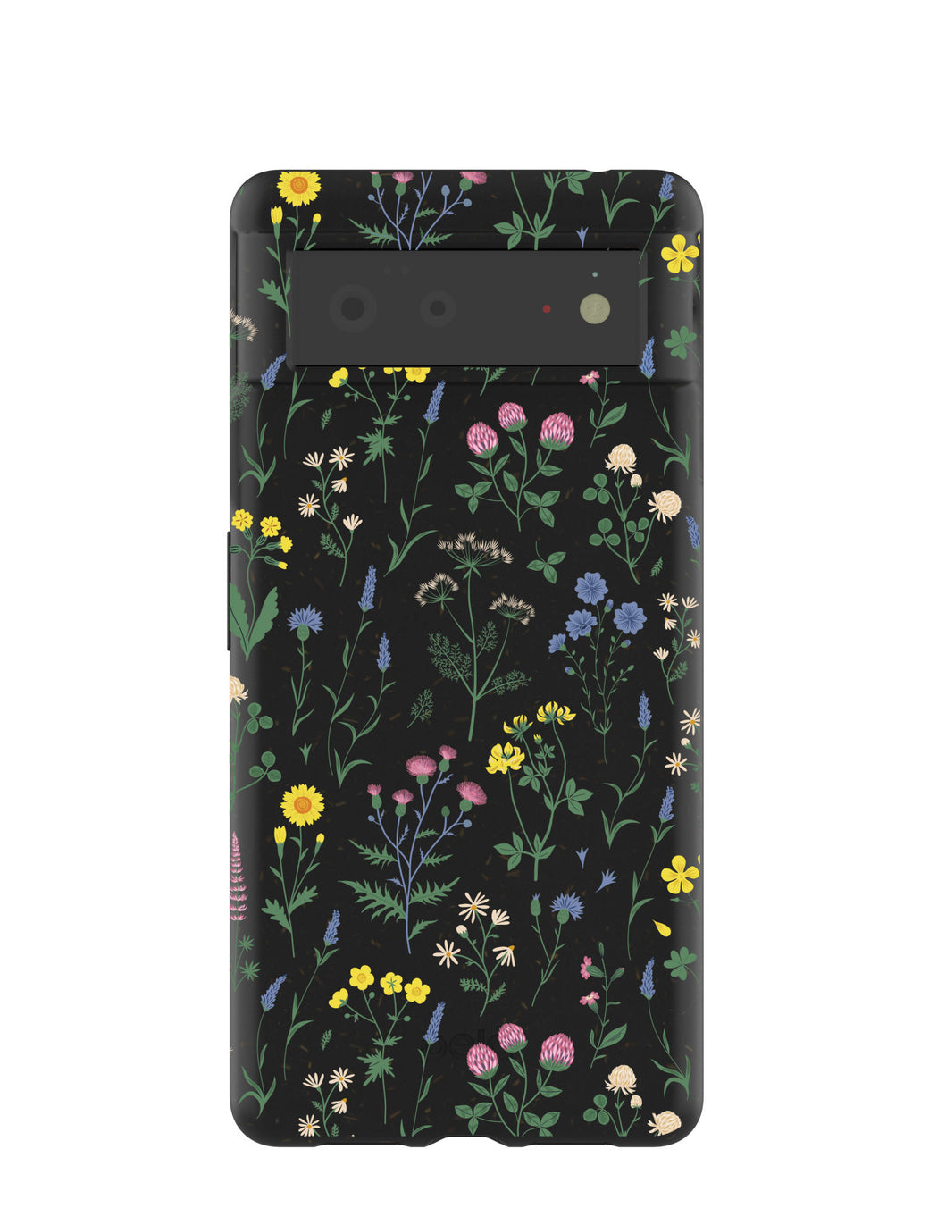 Black Shadow Blooms Google Pixel 6 Case