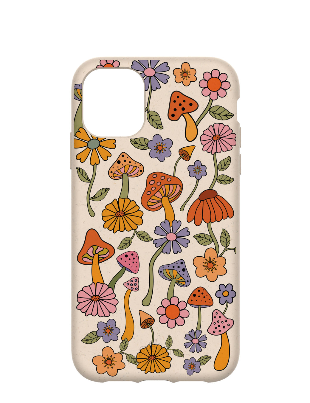 Seashell Shrooms and Blooms iPhone 11 Case