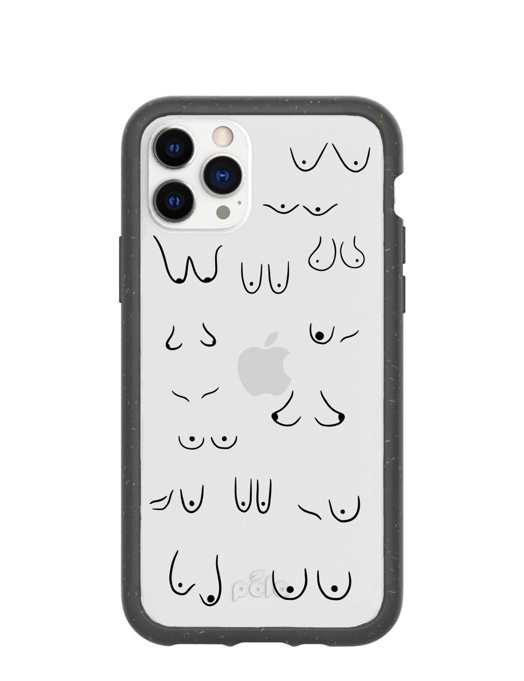 Clear Sister iPhone 11 Pro Case With Black Ridge