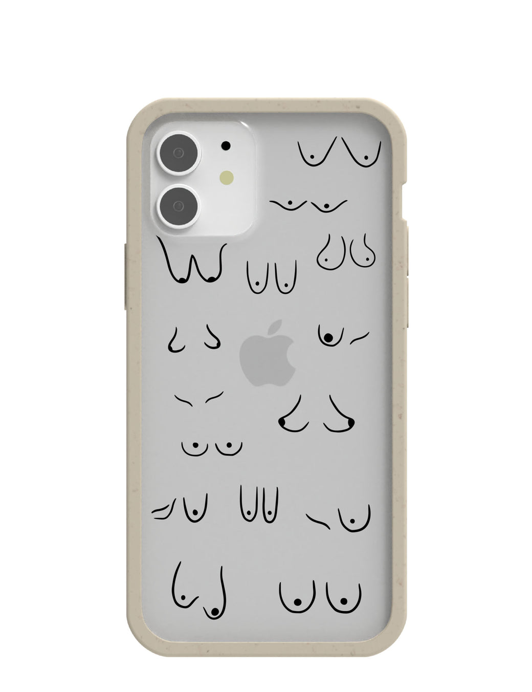 Clear Sister iPhone 12/ iPhone 12 Pro Case With London Fog Ridge