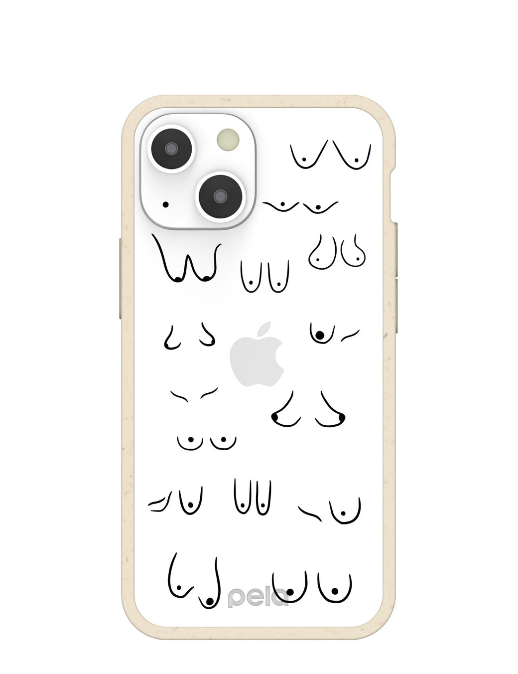 Clear Sister iPhone 13 Mini Case With London Fog Ridge